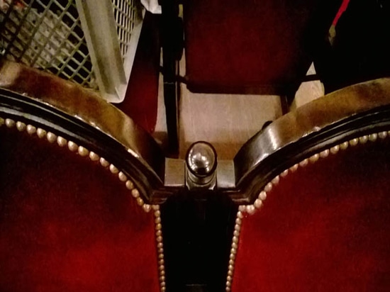 Old style chairs, respectful of tradition, for the Opera Comique of Paris