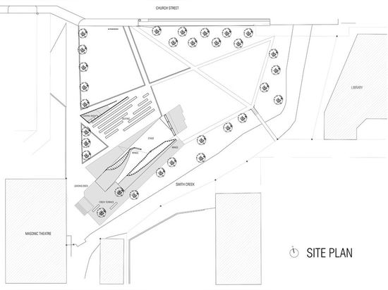 Site plan ( Drawing © : design/buildLAB )