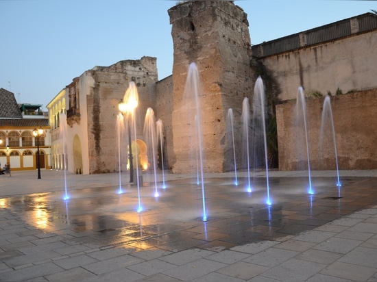 Smart Fountain in Palma del Río ,Spain