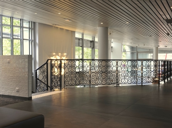 Urban chic hotel design with a mix of Mosa tiles