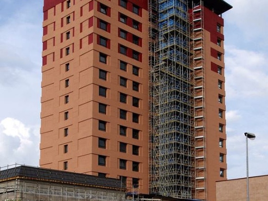 HILTON HOTEL WITH FLOORS FROM POLIESPANSO PLASTBAU METAL.