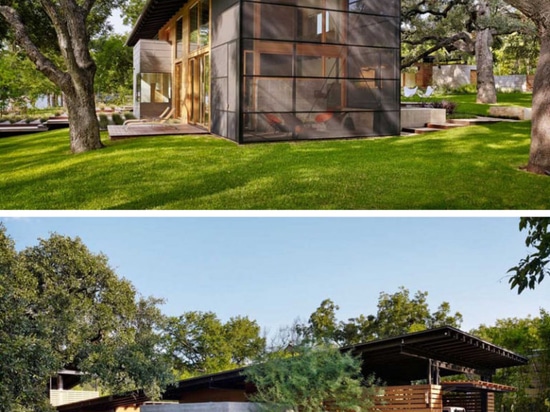 Lake|Flato designed this contemporary home in Austin, Texas.