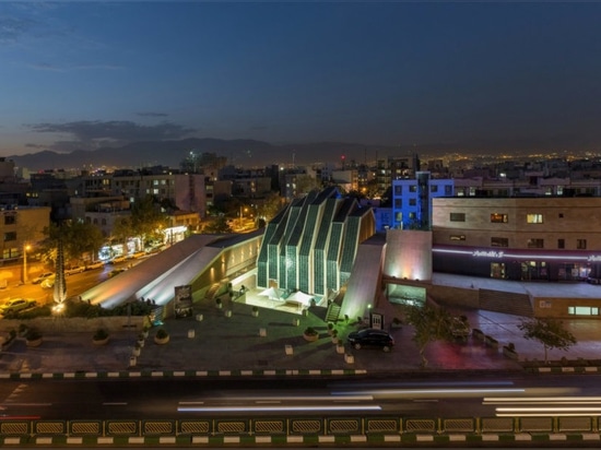 The brickwork inside this beautiful Tehran community center will blow your mind