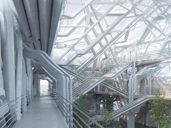 solid studio suggests nanonano science center as a sculptural network