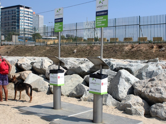 Urban Dog Urine Collector Installed