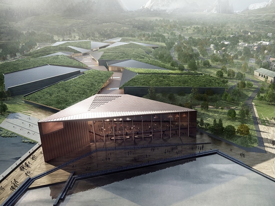 the kolos data center in norway mimics a glacier’s movement