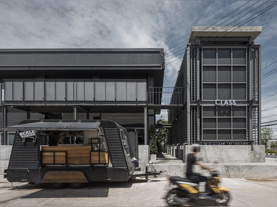 sake architects turns an old building in buriram into a thriving café space for locals