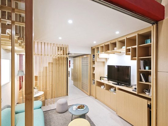 HDD integrates chinese garden design into an ultra-compact apartment in shanghai