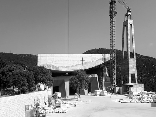 lebanon's latest st. rafqa church adopts le corbusier's architectural principles