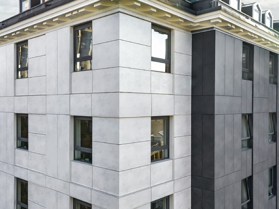 LAMINAM TREDI AND OXIDE FOR THE VENTILATED FACADES IN MILAN