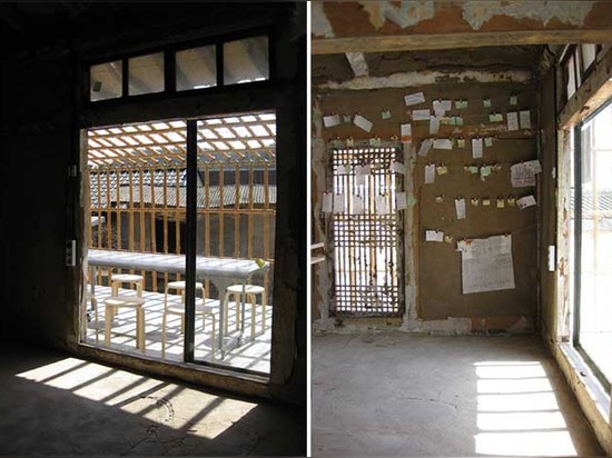 This abandoned 300-year-old home was turned into a cafe wrapped in a bamboo frame