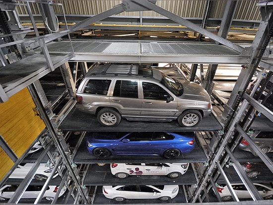 Fully automated parking garage helps reduce vehicle emissions in Turkey