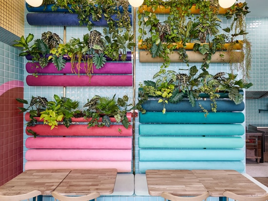 Masquespacio Have Designed The Bright And Colorful Piada Lyon Restaurant