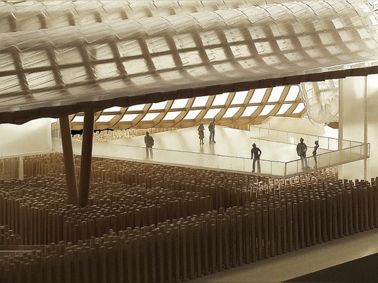 Stunning Chinese Pavilion for Milan Expo 2015 resembles billowing wheat fields