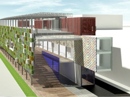 Biber Architects Breaks Ground on USA Pavilion With Edible Vertical Garden for the Milan Expo 2015