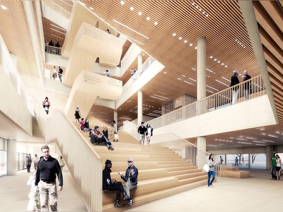 Schmidt Hammer Lassen Architects unveil designs for earthquake-resistant New Central Library