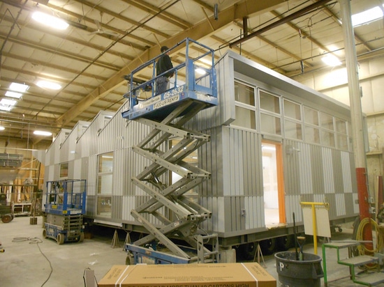 Energy-positive portable classroom produces four times more energy than it needs