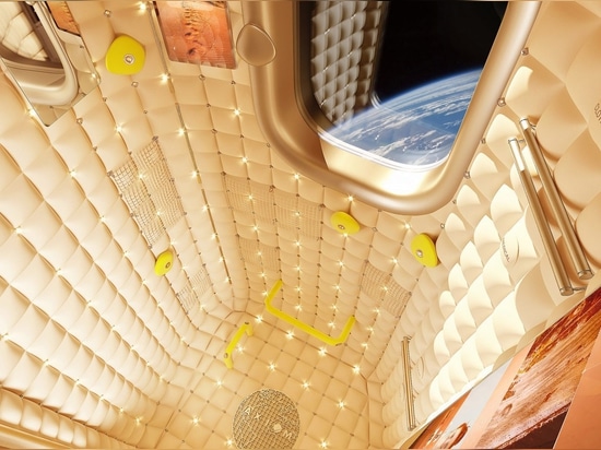 Philippe Starck designs "foetal" interiors for Axiom's commercial space station