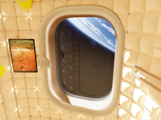 Philippe Starck designs "foetal" interiors for Axiom's commercial space station