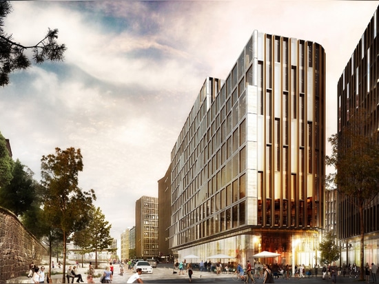 New retail and office complex for Store Brann Eiendom AS. in in downtown Oslo