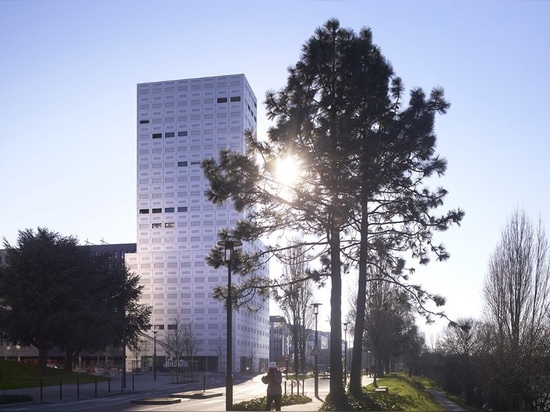 Nantes. Lan completes 360° View, a diaphanous 18-storey tower