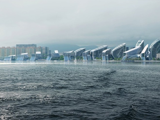 ZHA's masterplan for new novorossiysk neighborhood comprises nine iterations of a single form