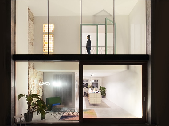 shift converts 1900's townhouse into double-height flats in rotterdam