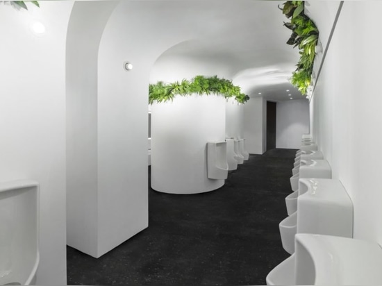 These bold, eco-friendly bathrooms reduce water usage by 80%