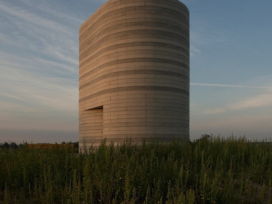 NEXT architects' tower landmark connects geology and history along the dutch landscape