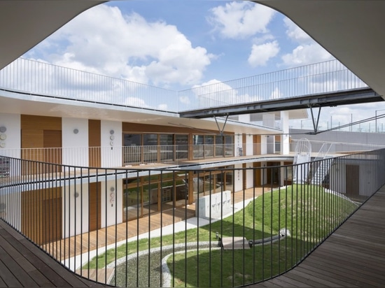 Greenery-infused nursery school in Japan brings children closer to nature