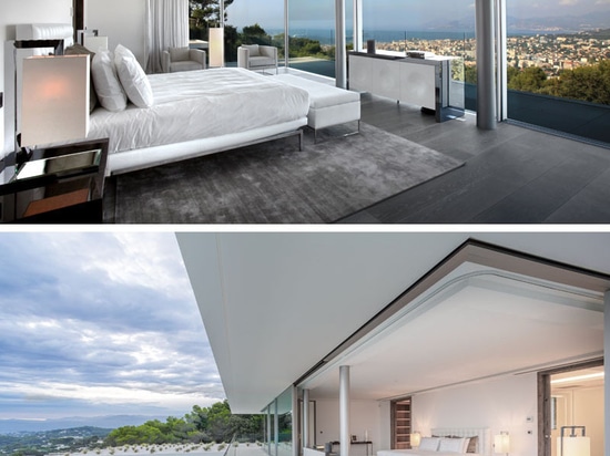 This New Home Is Nestled Into The Hillside Overlooking The City Of Cannes