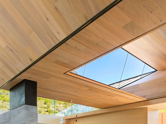 An Inverted Pyramid Roof Allows Light To Enter This Home In A Unique Way