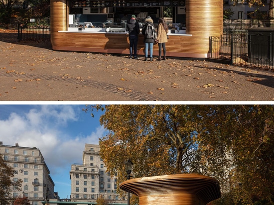 A New Sculptural Park Kiosk Has Opened In London