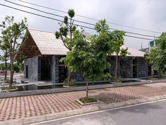 H&P architects builds cultural community space in vietnam out of waste materials and debris