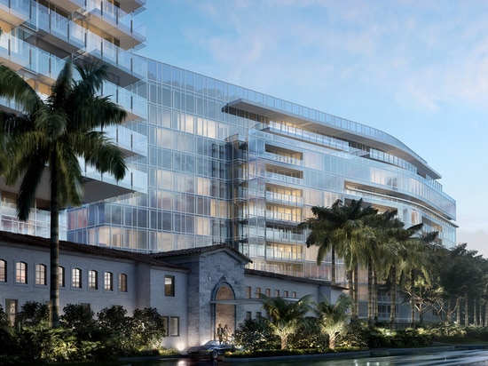 the surf club is the first project in the miami area for richard meier & partners