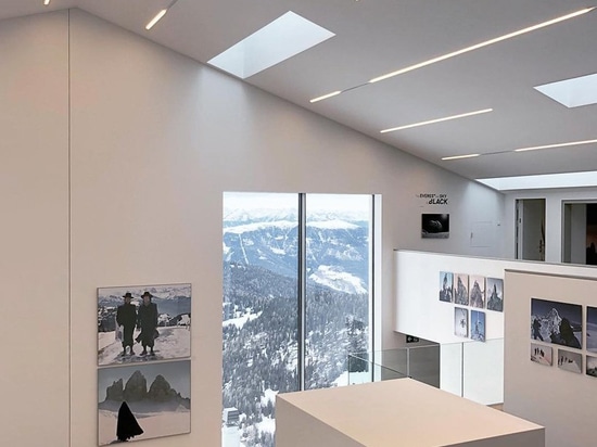 lumen museum of mountain photography sits on top of the dolomites