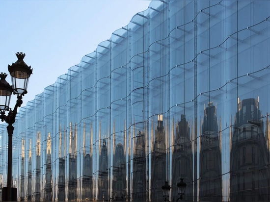 It has a new glass facade by SANAA