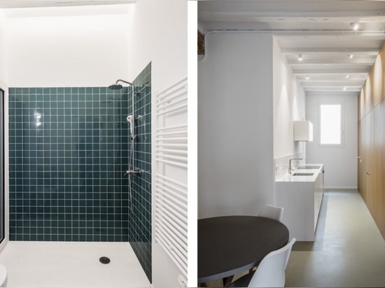 Historic apartment is rehabbed into a bright and modern home in Barcelona