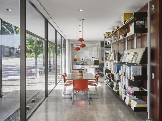 Midcentury modernist Maxwell Starkman’s LA studio converted into an office by 1100 Architect