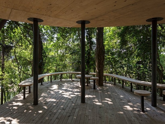 lina bo bardi's 'casa de vidro' welcomes summer pavilion by sol camacho