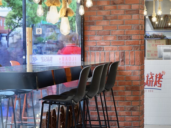 TOOU chair, armchair, barstool at Baoji BBQ Project, Nanjing China