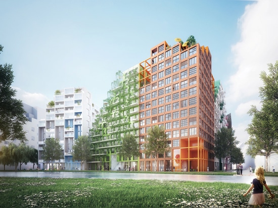 Manuelle Gautrand Designs Futuristic Housing Block for Amsterdam