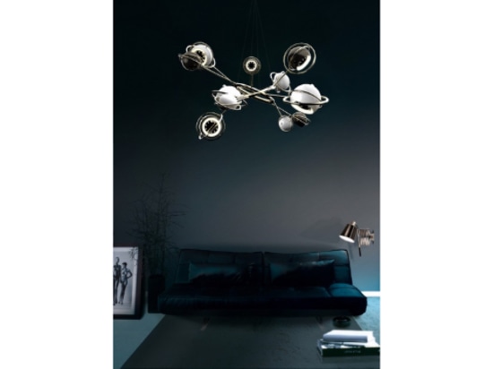 Cosmo, the modern chandelier inspired by space, galaxies and the planets that surround us. It is a memorable lighting fixture with unique details, which will definitely make the difference in your ...