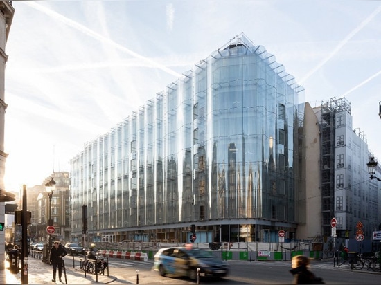 SANAA's rippling glass façade bookends 'la samaritaine' restoration in paris