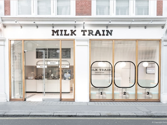 The Milk Train Ice Cream Cafe Was Inspired By British Trains And Their Stations