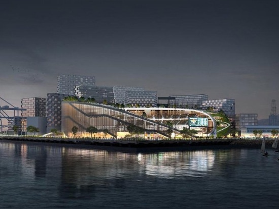 bjarke ingels group revises design for the oakland A's new ballpark