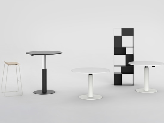 Sit-stand table systems and space-saving solutions for office and living spaces