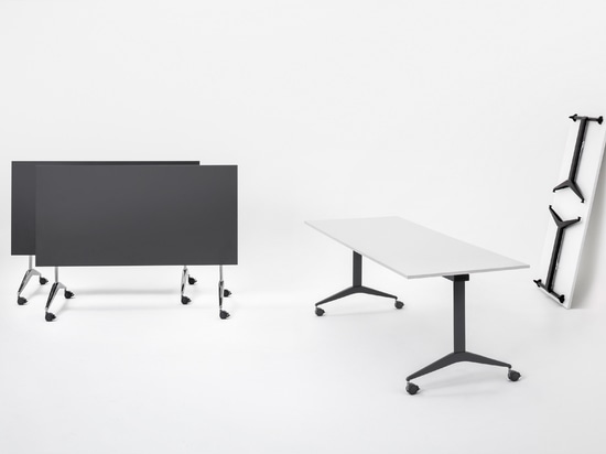 Sit-stand table systems and space-saving solutions for office and living spaces