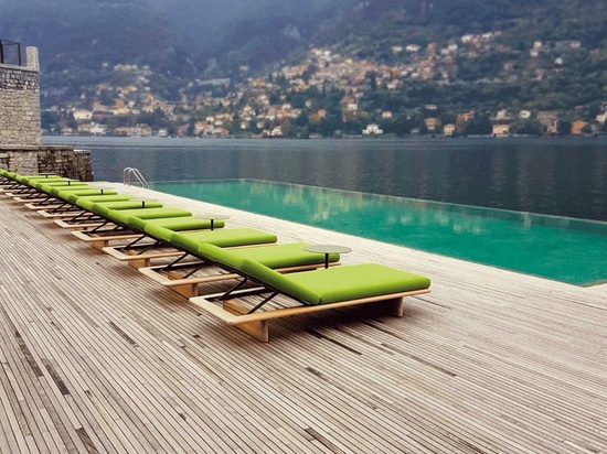 THE “IL SERENO” SWIMMING POOL ON LAKE COMO