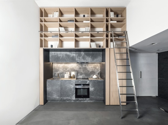 Concealed kitchens in TM Italia style